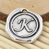 Metal Zinc Alloy Silver Tone Flat Round Pendant For Necklace DIY Jewelry Making Accessories 18x18mm Sold By KG
