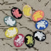 Flat Back Resin Angel Cameos Cabochons For Settings Mixed colors Jewelry Pendant DIY-Accessories 18x25mm Sold by PC  
