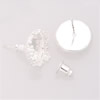 Copper Earring Finding，Round Blank Setting Bezel Blank Base Cabochon Earring Base 12x12mm inner Size , Sold by PC