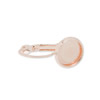 Copper Earring Finding，Round Blank Setting Bezel Blank Base Cabochon Earring Base 10x10mm inner Size , Sold by PC
