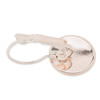 Copper Earring Finding，Round Blank Setting Bezel Blank Base Cabochon Earring Base 12x12mm inner Size , Sold by PC

