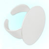 25mm Inner Size Ring Metal Zinc Alloy Round Blank Setting Bezel Blank Cabochon Ring Base For DIY Ring , Sold by PC
