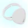 13x18mm Inner Size Ring Metal Zinc Alloy Teardrop Blank Setting Bezel Blank Cabochon Ring Base For DIY Ring , Sold by PC

