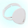 13x18mm Inner Size Ring Metal Zinc Alloy Teardrop Blank Setting Bezel Blank Cabochon Ring Base For DIY Ring , Sold by PC