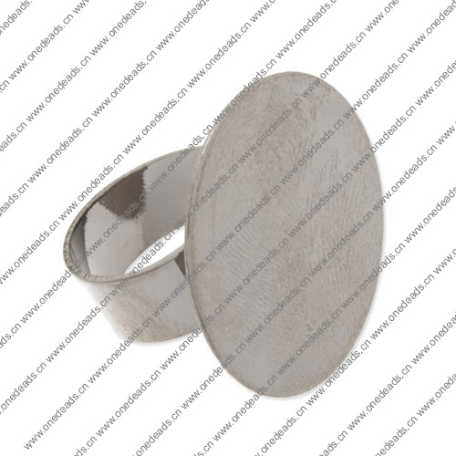 25mm Inner Size Ring Metal Copper Round Blank Setting Bezel Blank Cabochon Ring Base For DIY Ring , Sold by PC