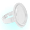 24mm Inner Size Ring Metal Zinc Alloy Round Blank Setting Bezel Blank Cabochon Ring Base For DIY Ring , Sold by PC
