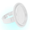 24mm Inner Size Ring Metal Zinc Alloy Round Blank Setting Bezel Blank Cabochon Ring Base For DIY Ring , Sold by PC