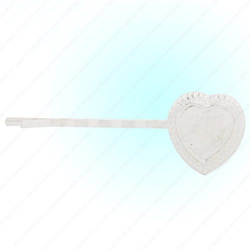Zinc Alloy Hairpins Blank Cabochon settings Hair Snap Clips accessories For DIY Hairpins Inner Size:13mm ,Sold by PC