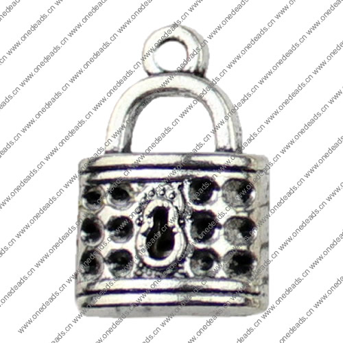 Pendant. Fashion Zinc Alloy jewelry findings. Tapered end 14x21mm Sold by KG