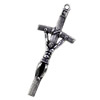 Pendant. Fashion Zinc Alloy jewelry findings. Cross 19x47mm Sold by KG
