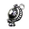 Pendant. Fashion Zinc Alloy jewelry findings.Tellurion 12x20mm Sold by KG
