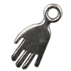 Pendant. Fashion Zinc Alloy jewelry findings. Hands 10x23mm Sold by KG