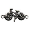 Connector. Fashion Zinc Alloy Jewelry Findings. Bicycle 30x14mm. Sold by KG  