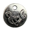 Pendant. Fashion Zinc Alloy jewelry findings.18x18mm Sold by KG
