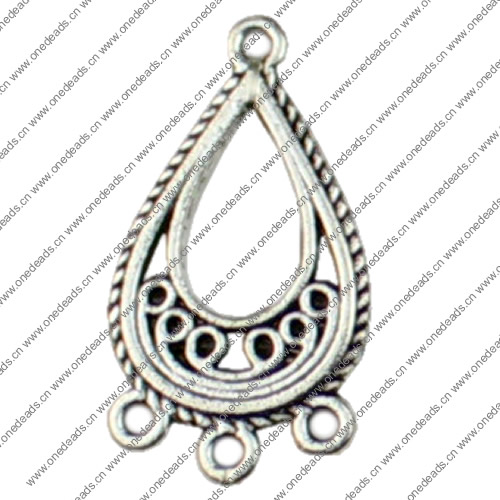 Connector. Fashion Zinc Alloy Jewelry Findings. 15x28mm. Sold by KG  