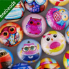 25mm Mixed Style Cartoo Owl Round Glass Cabochon Dome Jewelry Finding Cameo Pendant Settings ,Sold by PC
