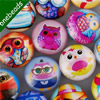 25mm Mixed Style Cartoo Owl Round Glass Cabochon Dome Jewelry Finding Cameo Pendant Settings ,Sold by PC
