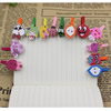 2015 New Style 25mm Mix cute cartoon animal wood clips for memo card clamp/color wooden paper pegs/photo clamp,Sold by PC
