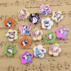 Wholesale Mixed Wood Beads Lead-free Cat Wooden Beads For DIY jewelry Finding 20x20mm Hole:2.5mm Sold by PC
