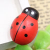Mixed color Wooden Cabochons Ladybug For Barrette/Decoration Jewelry DlY-Accessories 19x13mm Sold by PC