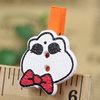 25mm Wood Cute cartoon Animal wood clips for memo card clamp wooden paper pegs photo clamp Memo Note Clips Sold by PC
