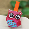 25mm Wood Cute cartoon Owl face wood clips for memo card clamp wooden paper pegs photo clamp Memo Note Clips Sold by PC