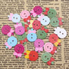 Wholesale Mixed color Lead-free lollipop Wooden Button Beads 19x14mm Sold by PC
