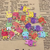 Mixed color Wooden Cabochons Hare For Barrette/Decoration Jewelry DlY-Accessories 20x12mm Sold by PC