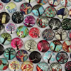 16mm Mixed Style Diy Round Glass Cabochon Dome Jewelry Finding Cameo Pendant Settings ,Sold by PC 