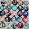 30mm Mixed Style Diy Round Glass Cabochon Dome Jewelry Finding Cameo Pendant Settings ,Sold by PC

