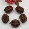 Resin Fruit Walnut Pendants & Charms For Children DIY Jewelry Necklace & Bracelet Accessory 32x22mm ,Sold by PC
