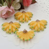 Fashion Resin Fruit Banana Pendants & Charms For Children DIY Jewelry Necklace & Bracelet Accessory 26x37mm ,Sold by PC
