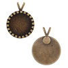 Zinc Alloy Brooch Cabochon Settings.Fashion Jewelry Findings.Inner dia: 16mm. Sold by PC
