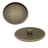 Copper Brooch Cabochon Settings.Fashion Jewelry Findings.Inner dia: 20mm. Sold by PC
