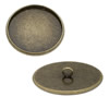 Copper Brooch Cabochon Settings.Fashion Jewelry Findings.Inner dia: 20mm. Sold by PC