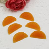 Flat Back Resin Fruit Orange Cabochons Jewelry Fit Mobile Phone Hairpin Headwear DIY Accessories 26x13mm ,Sold by PC 
