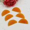 Flat Back Resin Fruit Orange Cabochons Jewelry Fit Mobile Phone Hairpin Headwear DIY Accessories 26x13mm ,Sold by PC 