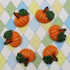 Flat Back Resin Vegetable Pumpkin Cabochons Jewelry Fit Mobile Phone Hairpin Headwear DIY Accessories 21x21mm ,Sold by PC  
