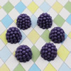 Flat Back Resin Fruit Mulberry Cabochons Jewelry Fit Mobile Phone Hairpin Headwear DIY Accessories 12x16mm ,Sold by PC 