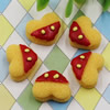 Flat Back Resin Dessert Bread Cabochons Jewelry Fit Mobile Phone Hairpin Headwear DIY Accessories 15x18mm ,Sold by PC 
