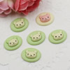Flat Back Resin Dessert Biscuits Cabochons Jewelry Fit Mobile Phone Hairpin Headwear DIY Accessories 19x14mm ,Sold by PC 
