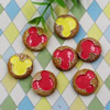 Flat Back Resin Dessert Biscuits Cabochons Jewelry Fit Mobile Phone Hairpin Headwear DIY Accessories 21mm ,Sold by PC 