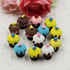 Flat Back Resin Dessert Cake Cabochons Jewelry Fit Mobile Phone Hairpin Headwear DIY Accessories 17x13mm ,Sold by PC 
