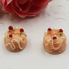 Flat Back Resin Dessert Cake Cabochons Jewelry Fit Mobile Phone Hairpin Headwear DIY Accessories 12x15mm ,Sold by PC 
