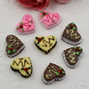 Flat Back Resin Dessert Cake Cabochons Jewelry Fit Mobile Phone Hairpin Headwear DIY Accessories 15x18mm ,Sold by PC 
