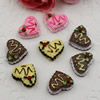 Flat Back Resin Dessert Cake Cabochons Jewelry Fit Mobile Phone Hairpin Headwear DIY Accessories 15x18mm ,Sold by PC 