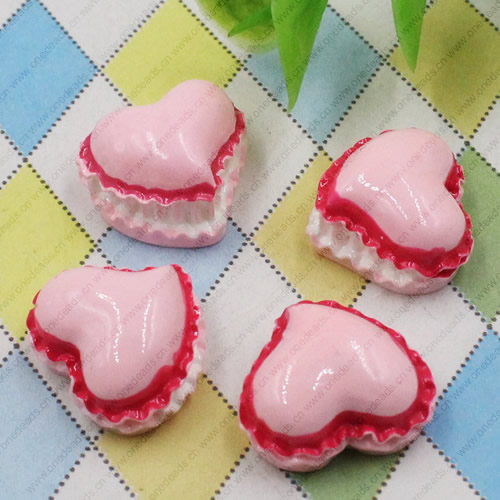 Flat Back Resin Dessert Cake Cabochons Jewelry Fit Mobile Phone Hairpin Headwear DIY Accessories 15x15mm ,Sold by PC 