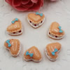 Flat Back Resin Dessert Cake Cabochons Jewelry Fit Mobile Phone Hairpin Headwear DIY Accessories 13x15mm ,Sold by PC 