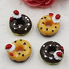 Flat Back Resin Dessert Donut Cabochons Jewelry Fit Mobile Phone Hairpin Headwear DIY Accessories 11x18mm ,Sold by PC