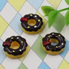 Flat Back Resin Dessert Donut Cabochons Jewelry Fit Mobile Phone Hairpin Headwear DIY Accessories 16mm ,Sold by PC